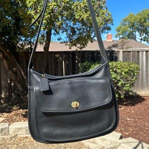 Coach Vintage Taft Bag 9980 in Black leather